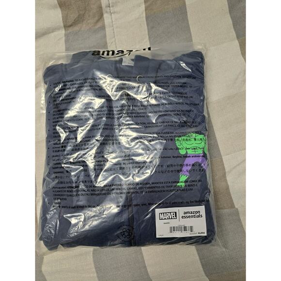 Amazon Essentials Marvel Men's Fleece Full-Zip Hoodie Sweatshirts Size L - Picture 10 of 11